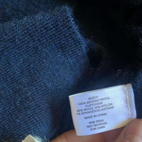 Orvis 100% Merino Wool Body Sweater - Picture 3 of 3